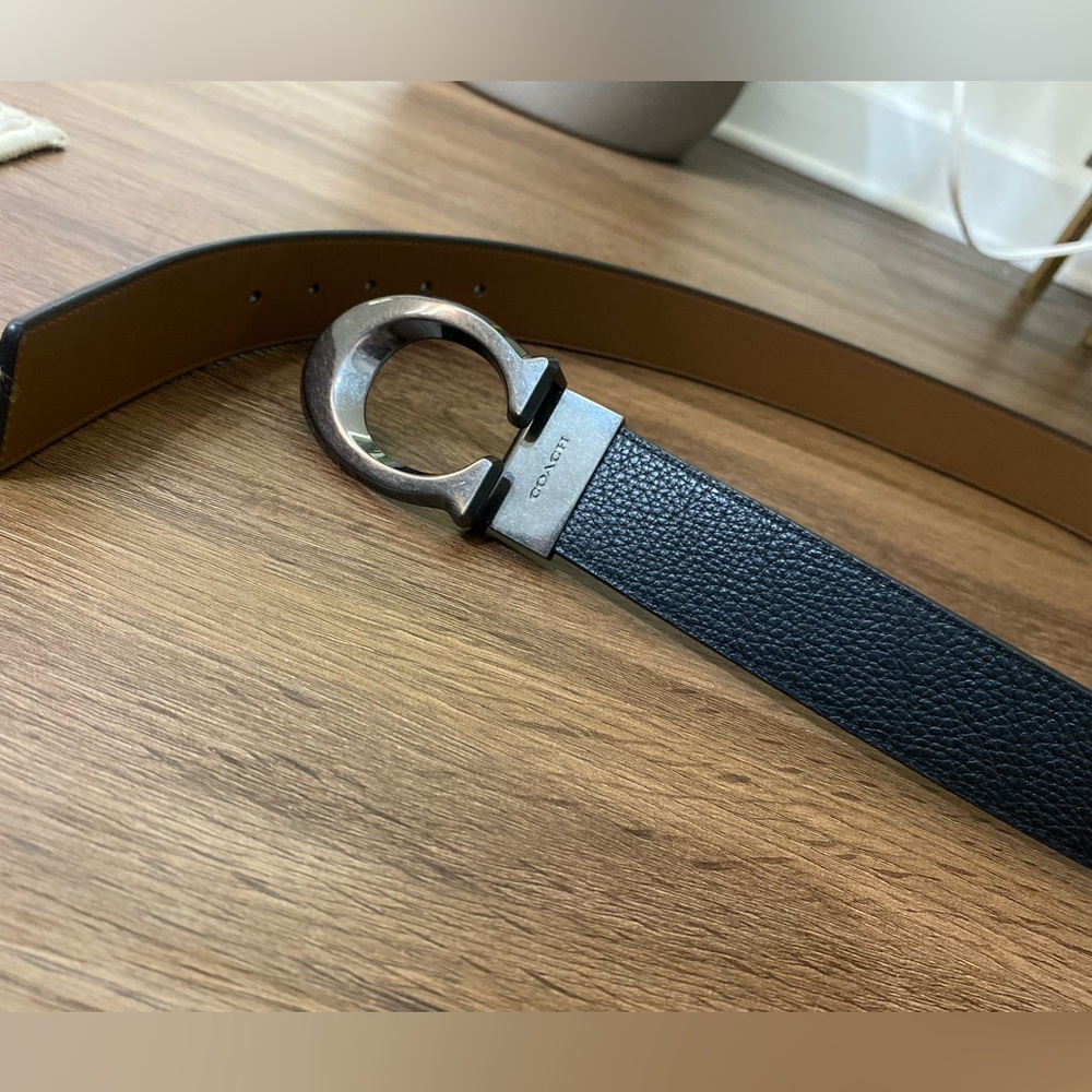 Coach belt Signature Buckle Cut To Size Reversible Belt, 38 Mm